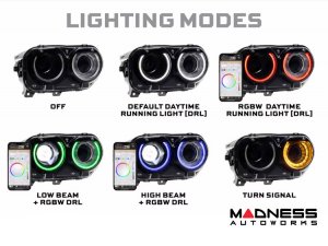 Dodge Challenger LED Head Lights - XRGB Series - Morimoto - 2015-2023